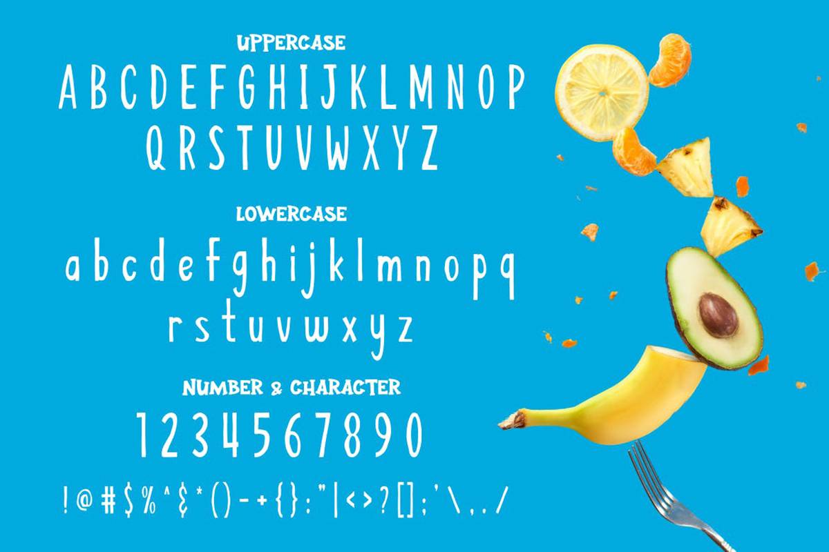 Breakfast Club Font sample