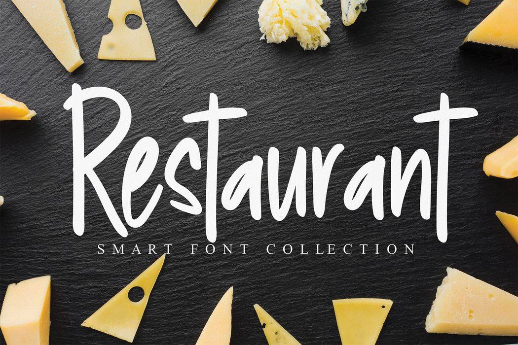 Breakfast Font sample