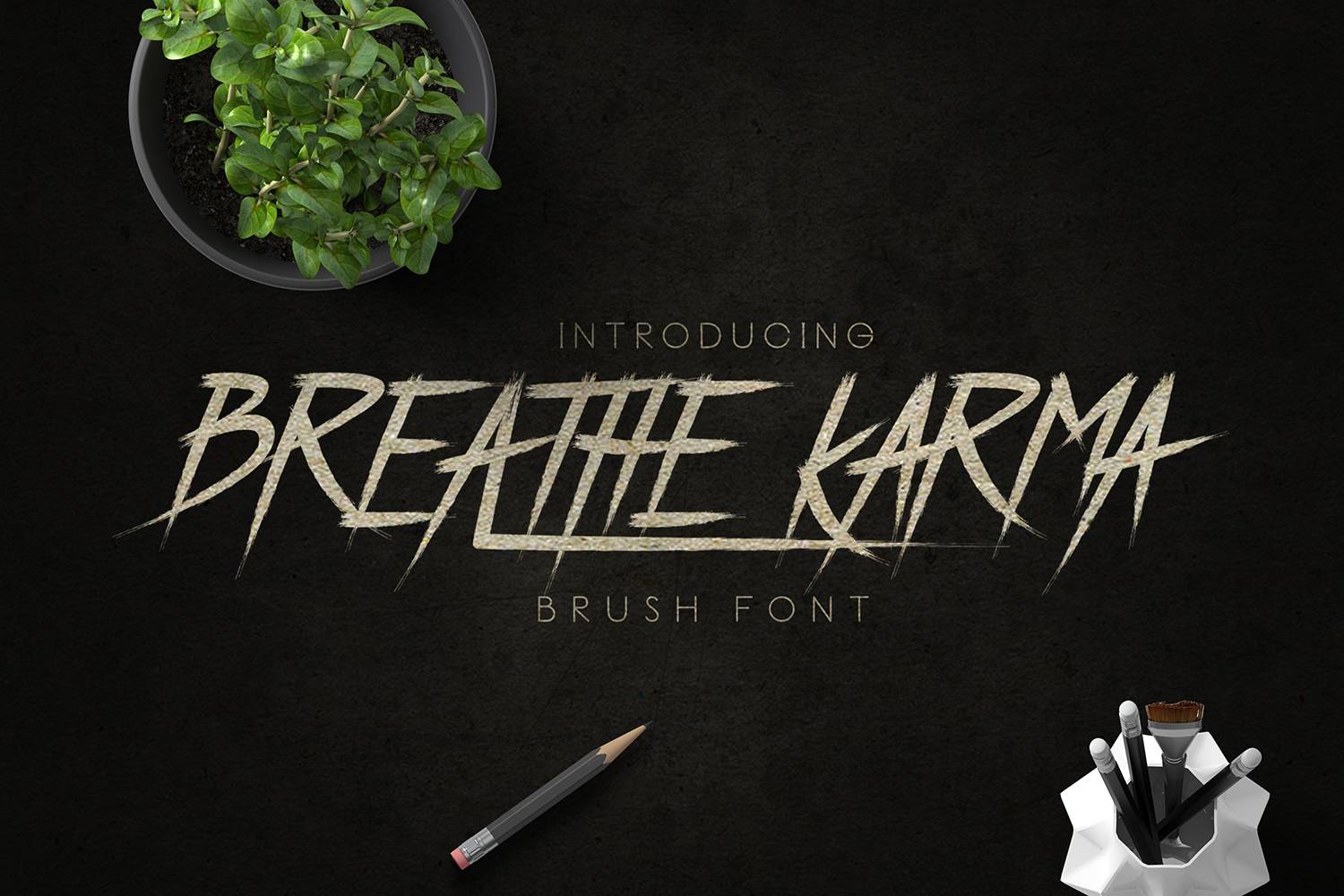 Breathe Karma Font sample
