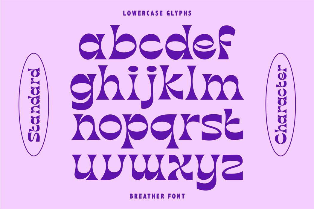Breather Font sample