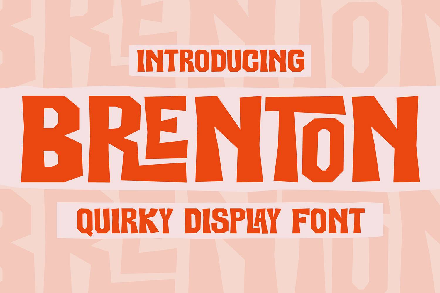 Brenton Font sample