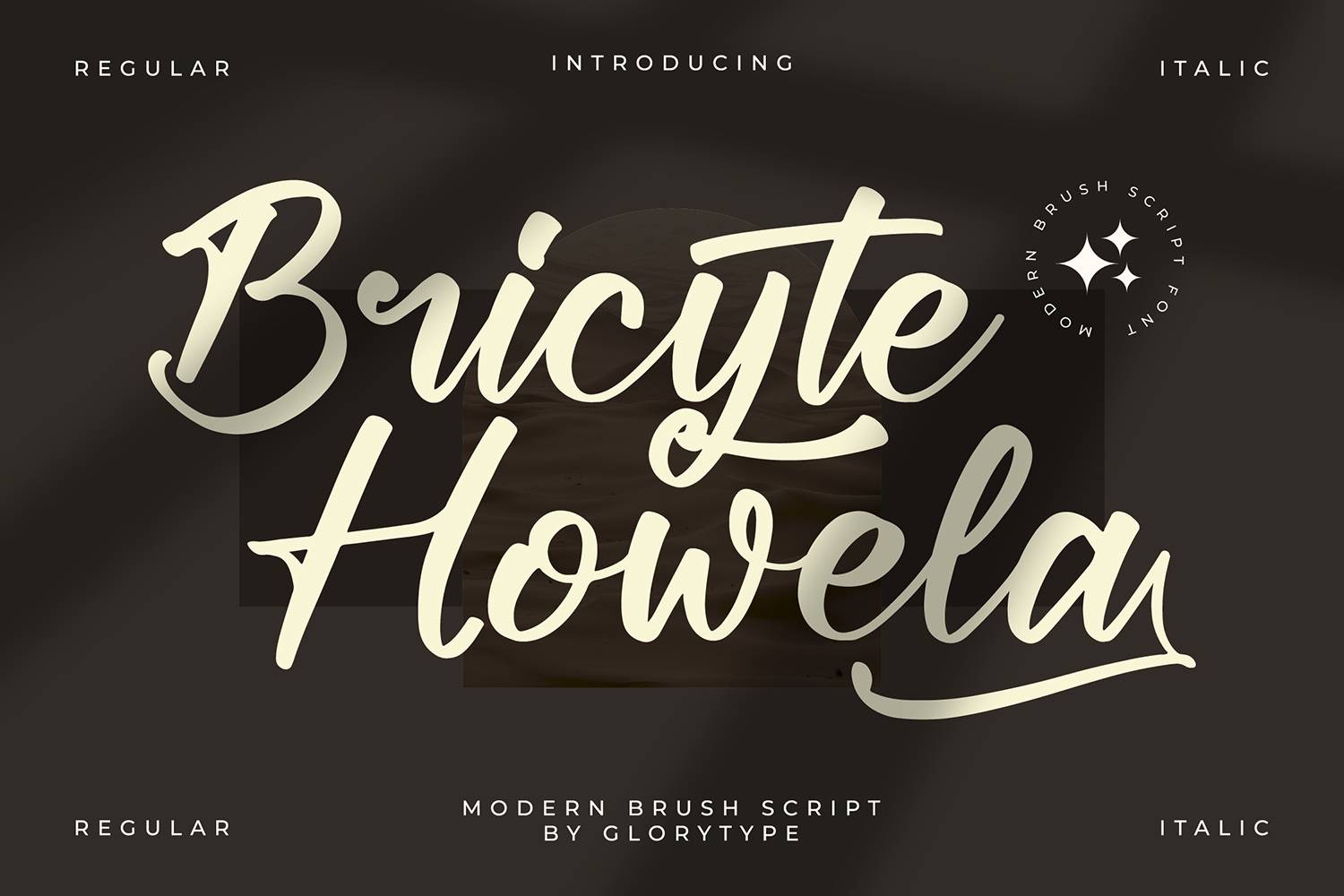 Bricyte Howela Font sample