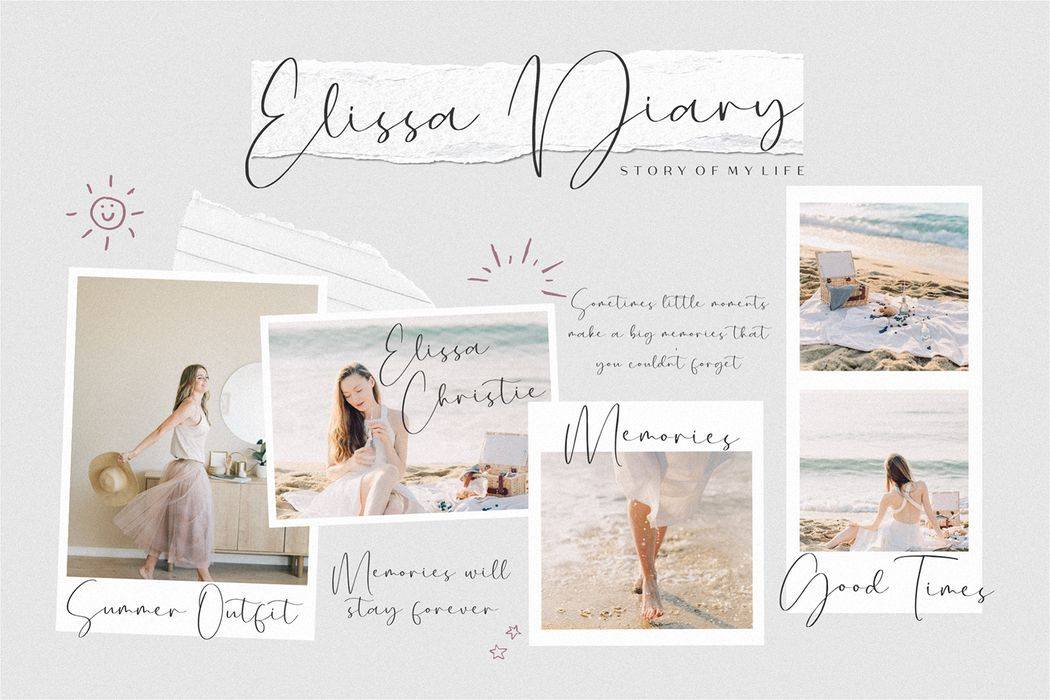 Bridescript Font sample