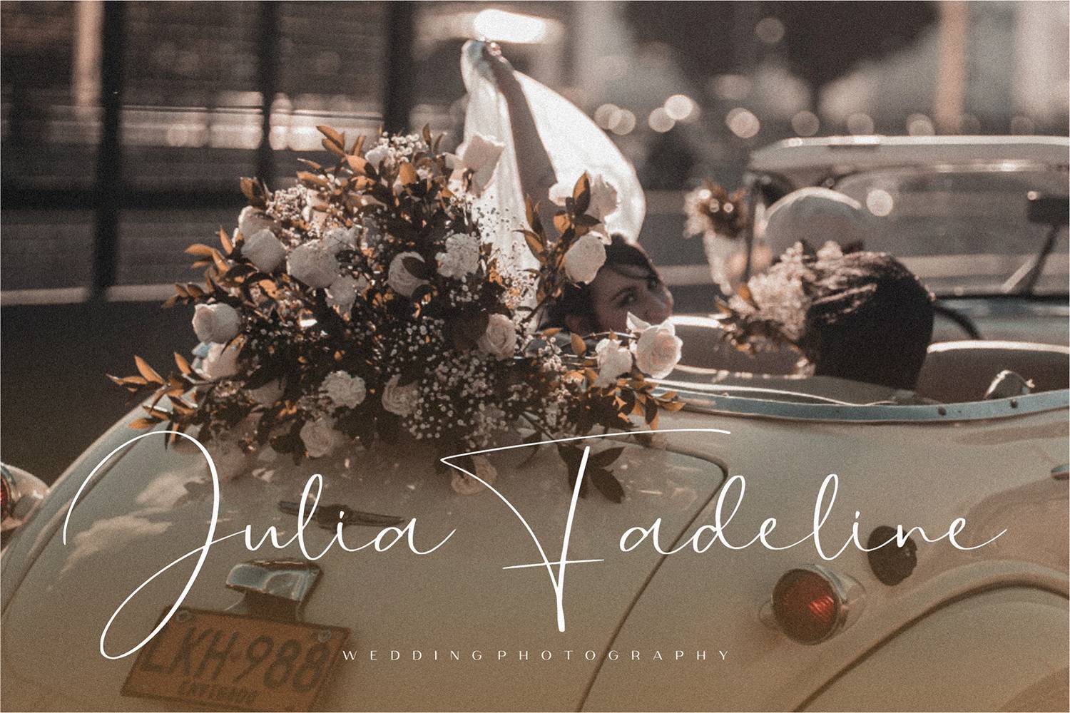 Bridescript Font sample