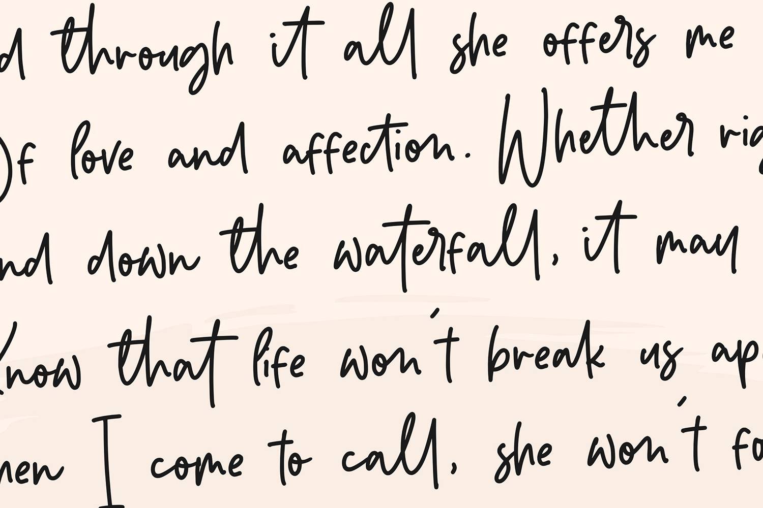 Bridgestown Font sample