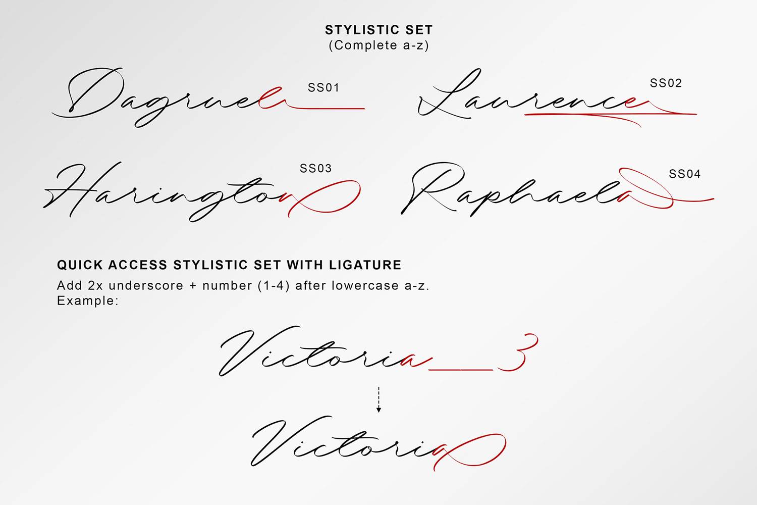 Brigend Font sample