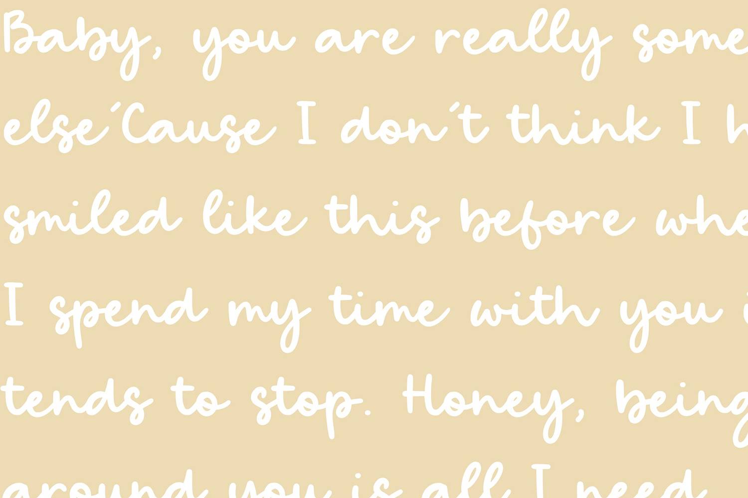 Bright Candy Font sample