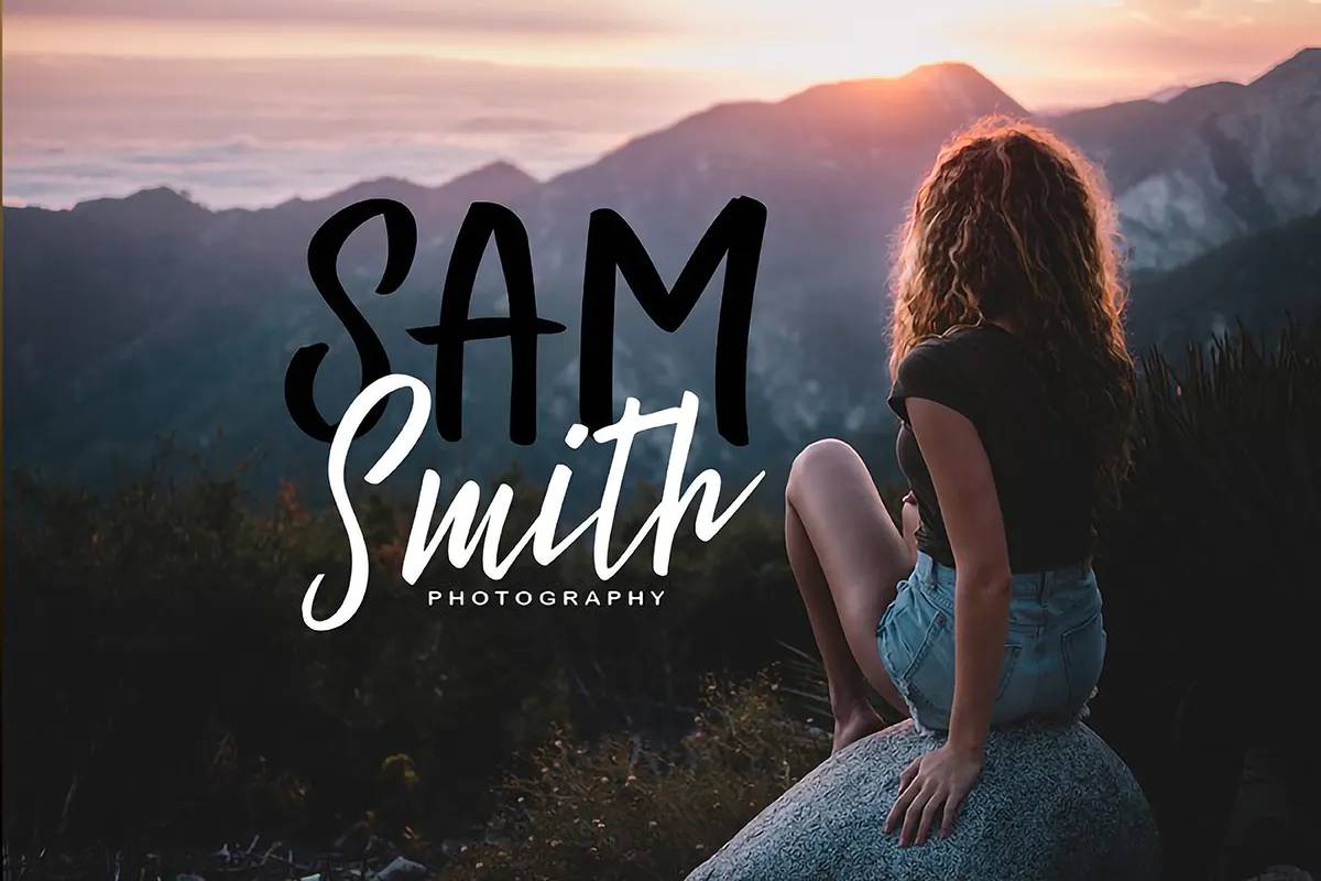 Bright Sunshine Font Demo sample