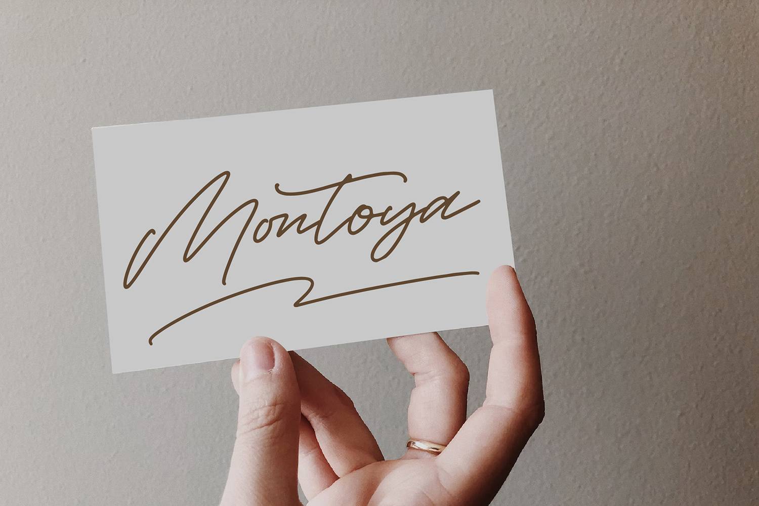Brighton Font sample