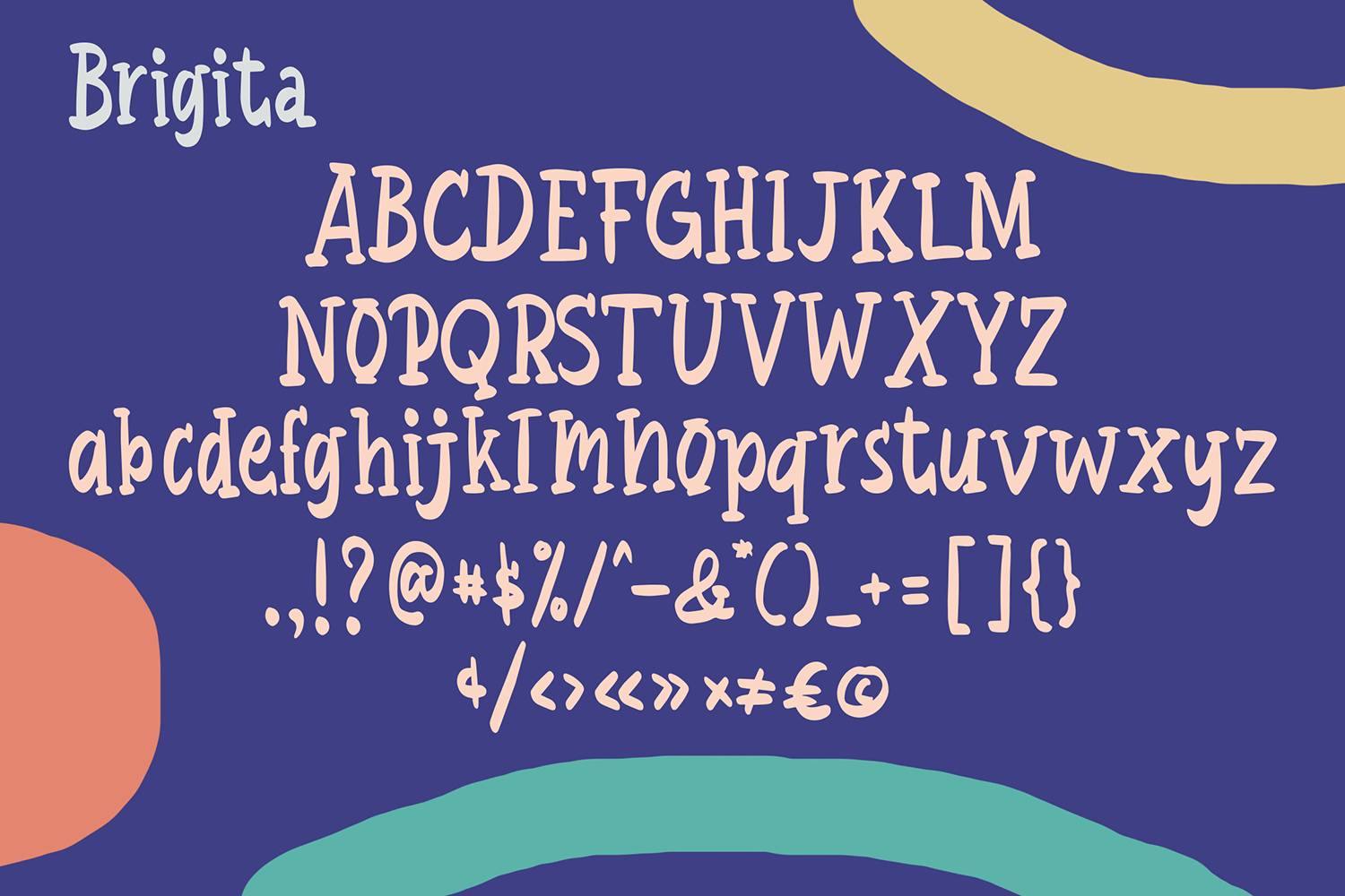 Brigita Font sample