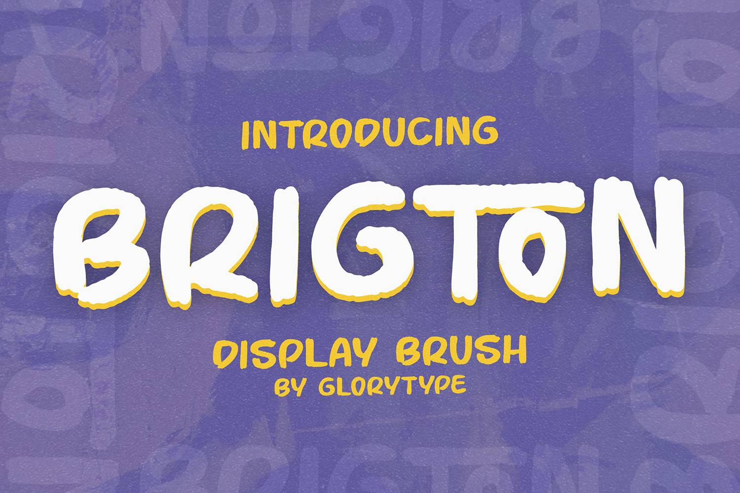 Brigton Font sample