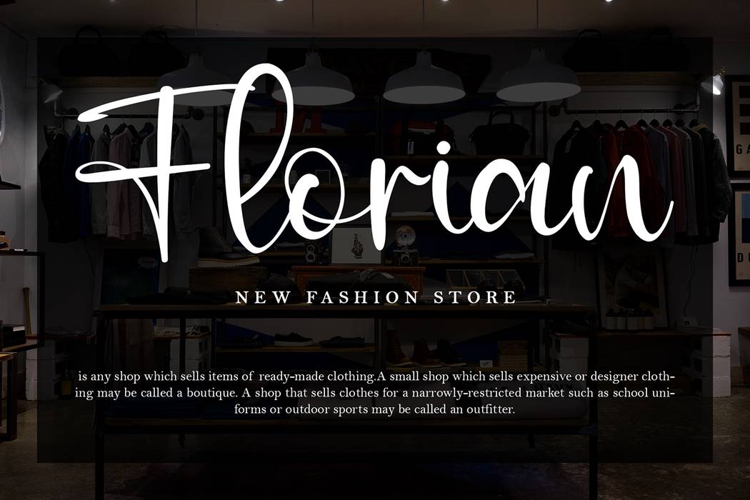 Brilliant Font sample