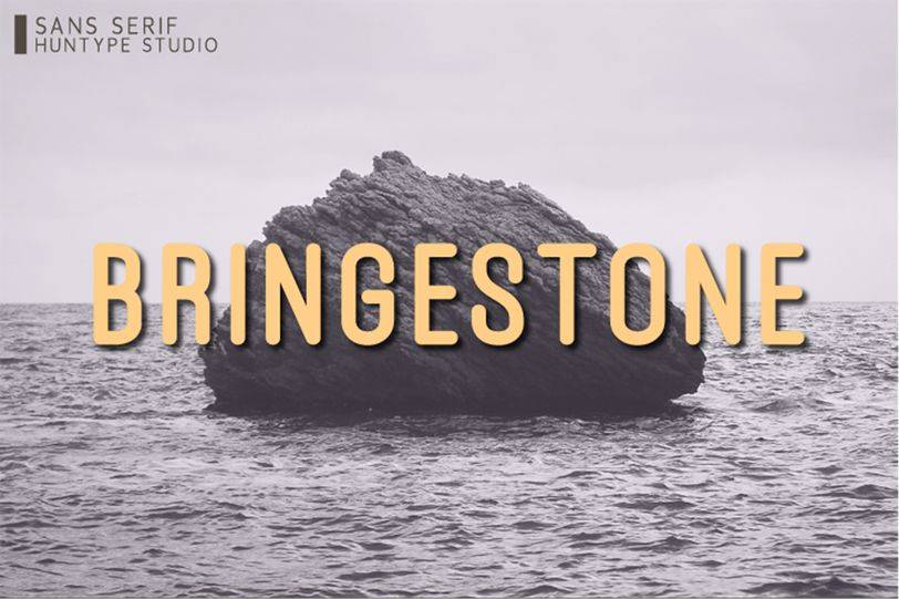 Bringestone Font sample