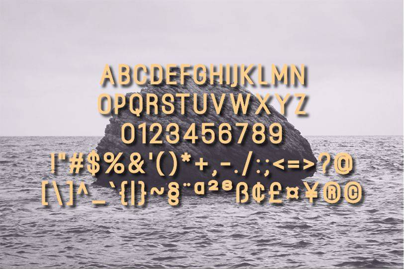 Bringestone Font sample
