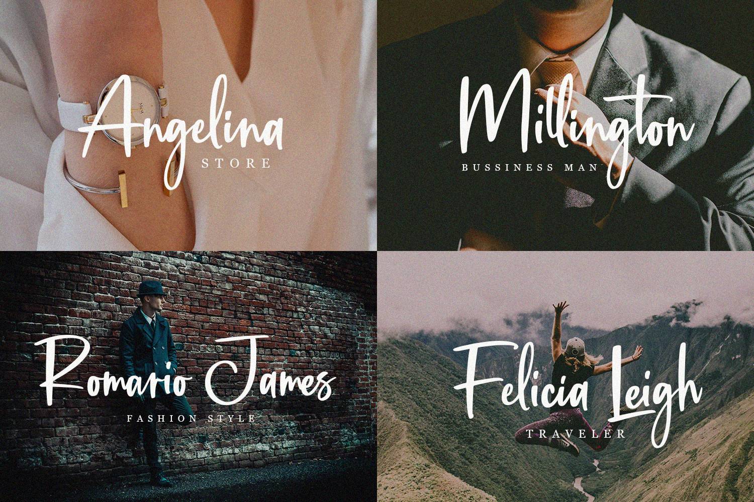 Britney Hills Font sample