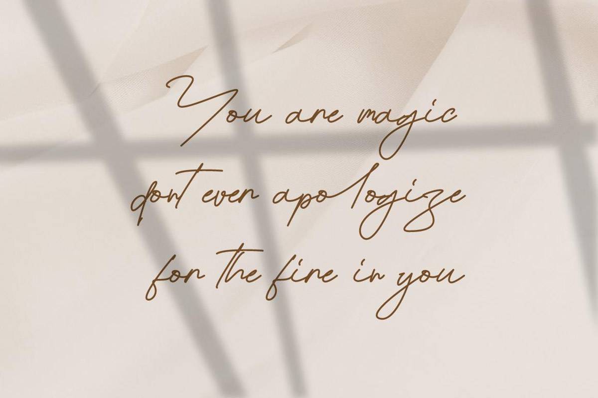 Brittany Agustina Font sample