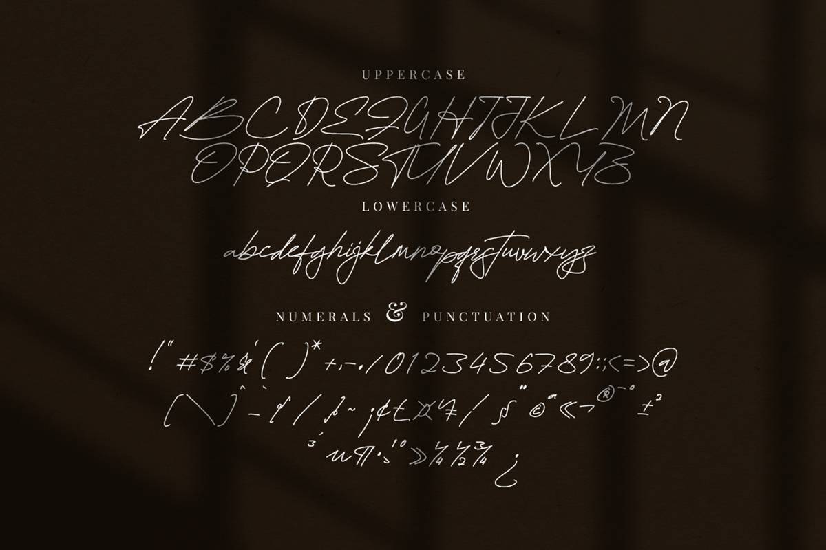 Brittany Signature Font sample