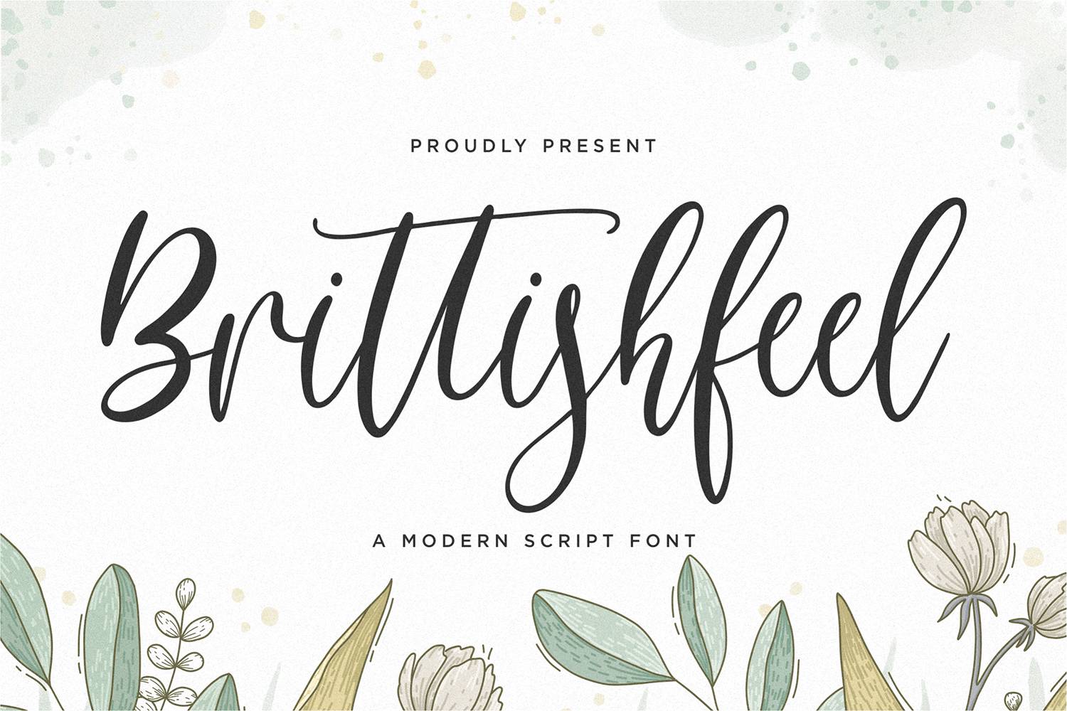 Brittishfeel Font sample