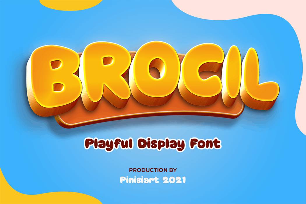 Brocil Font sample