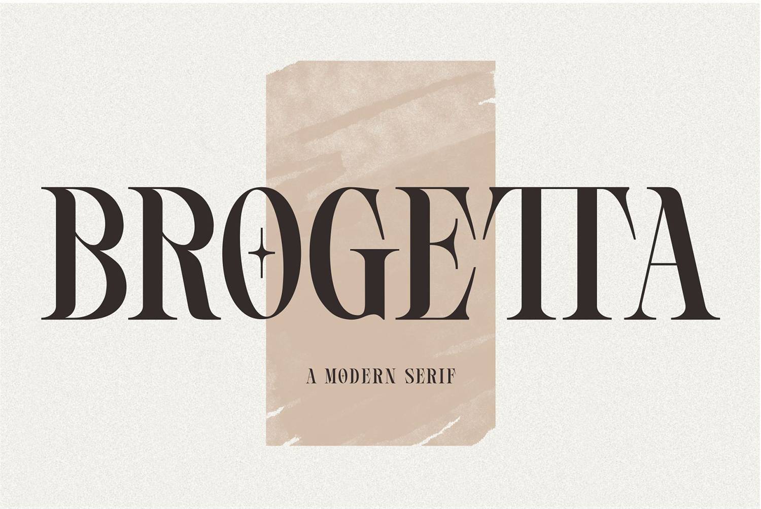Brogetta Font sample