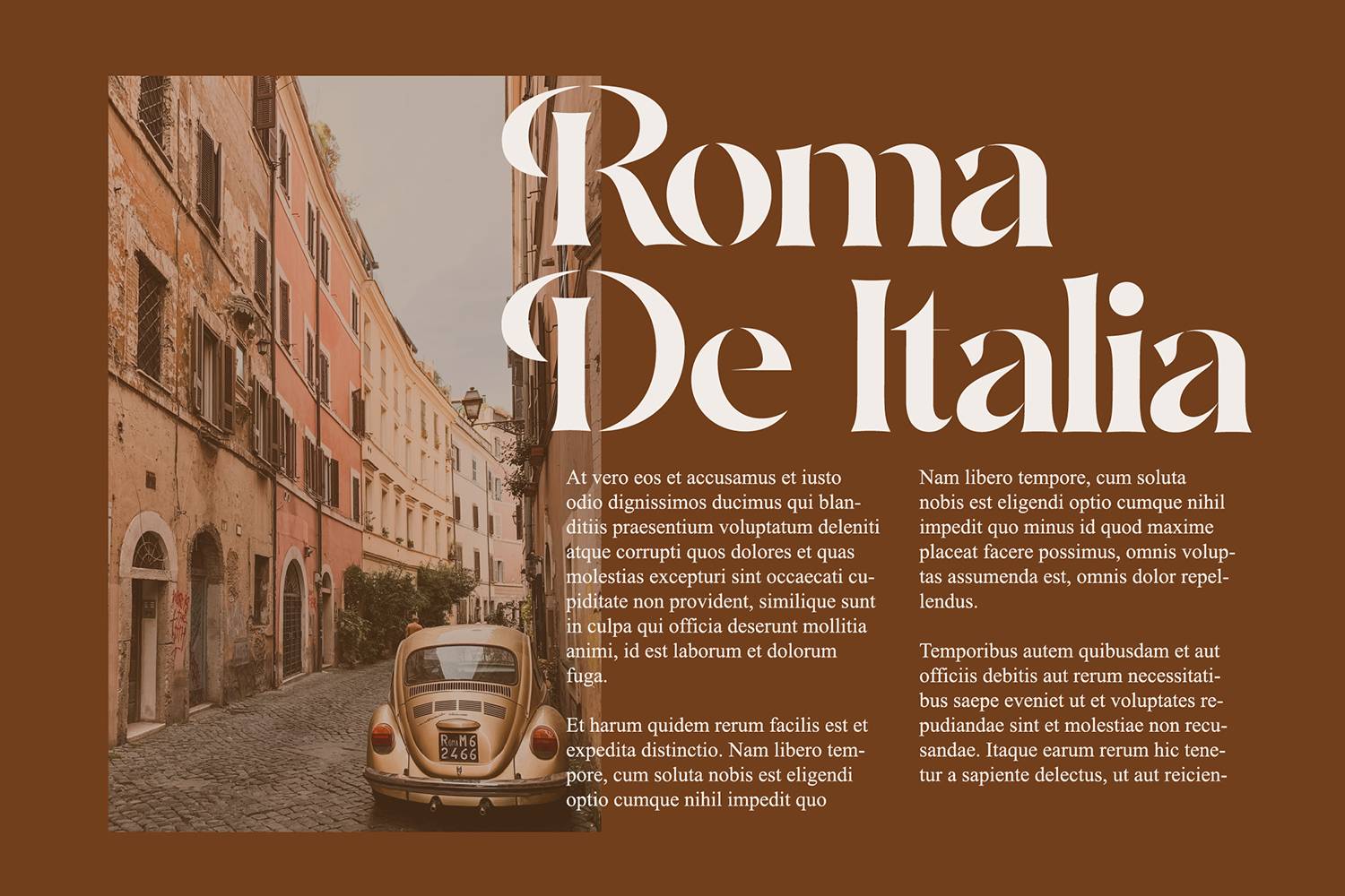 Brogte Font sample