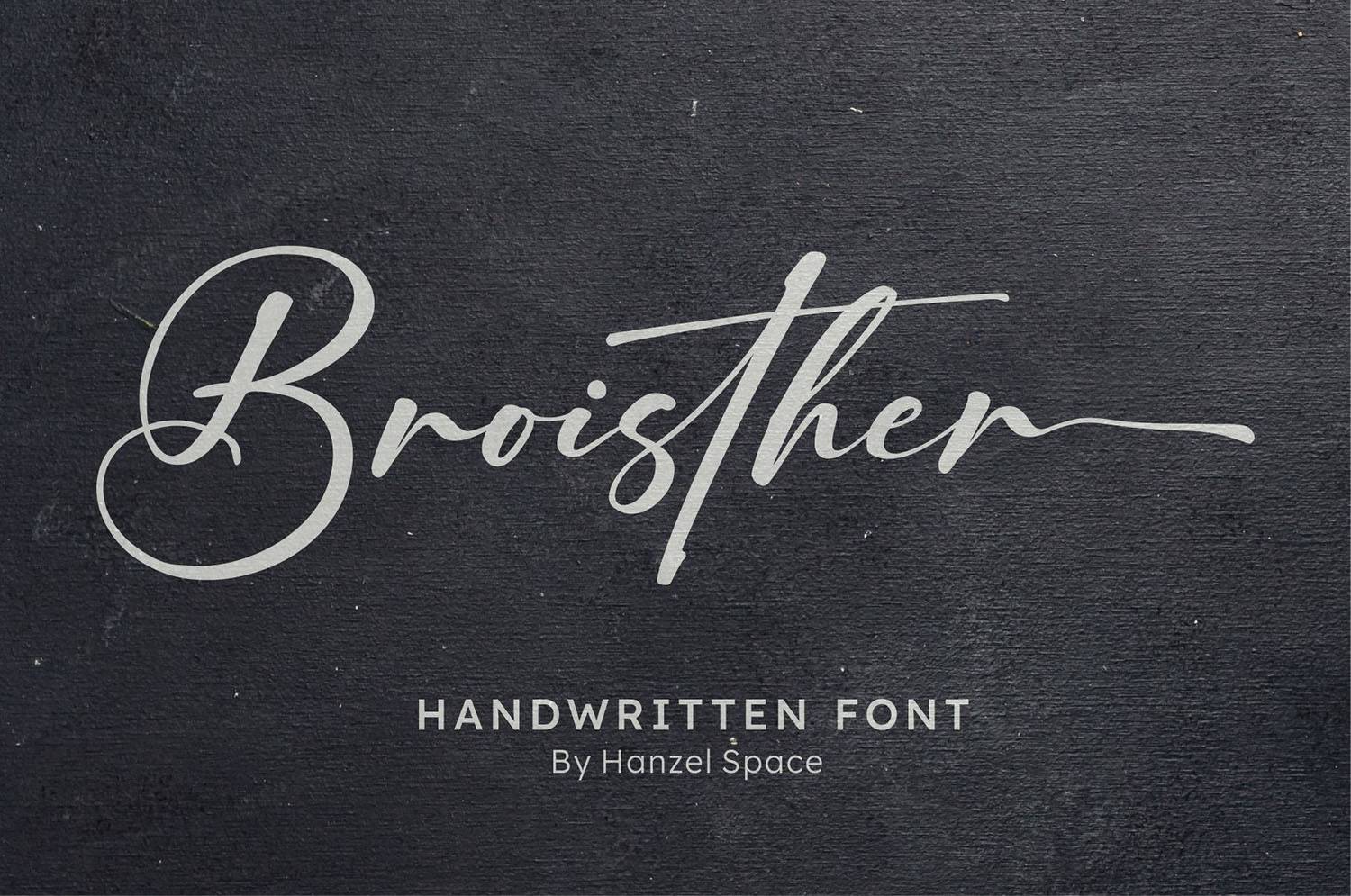 Broisther Font sample