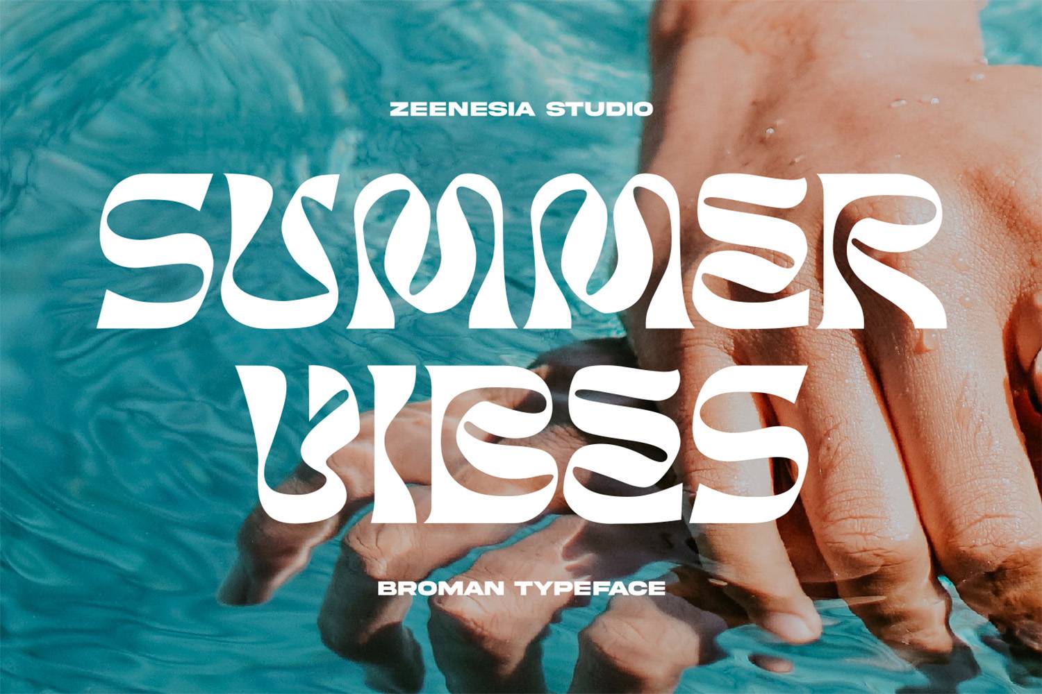 Broman Font sample