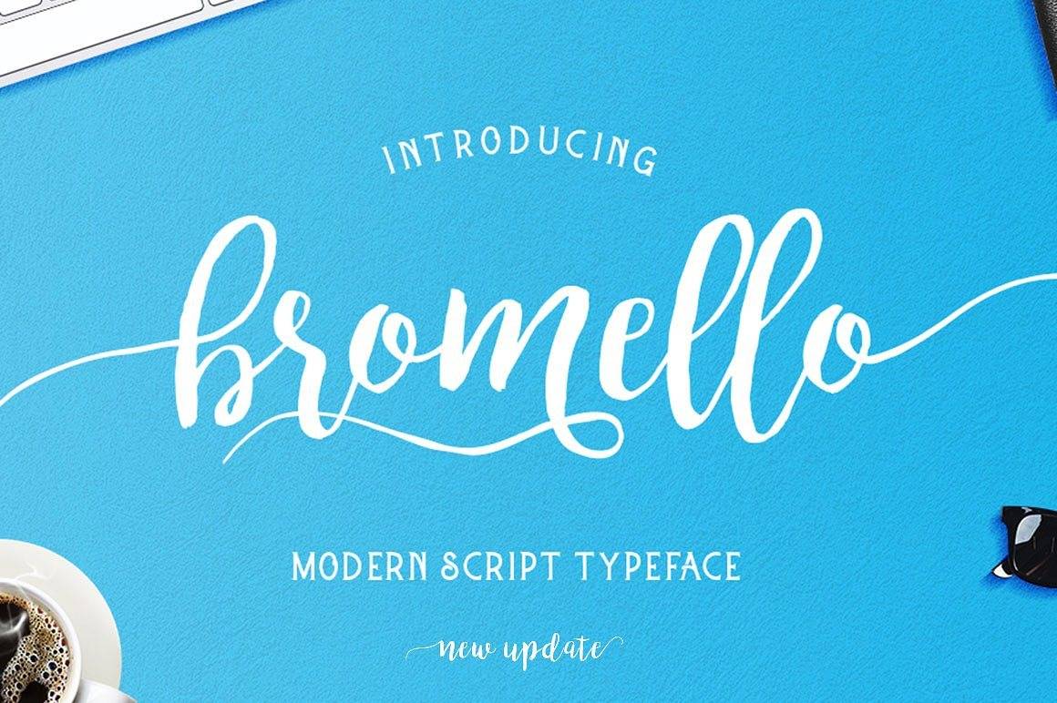 Bromello Font sample