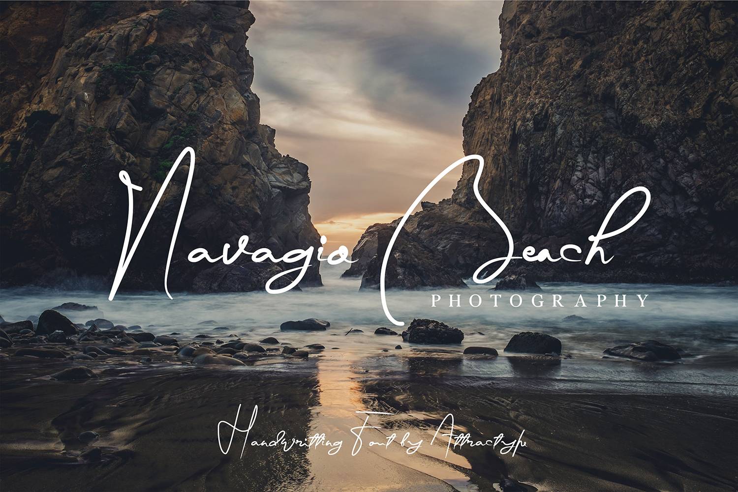 Bromeo Signature Font sample