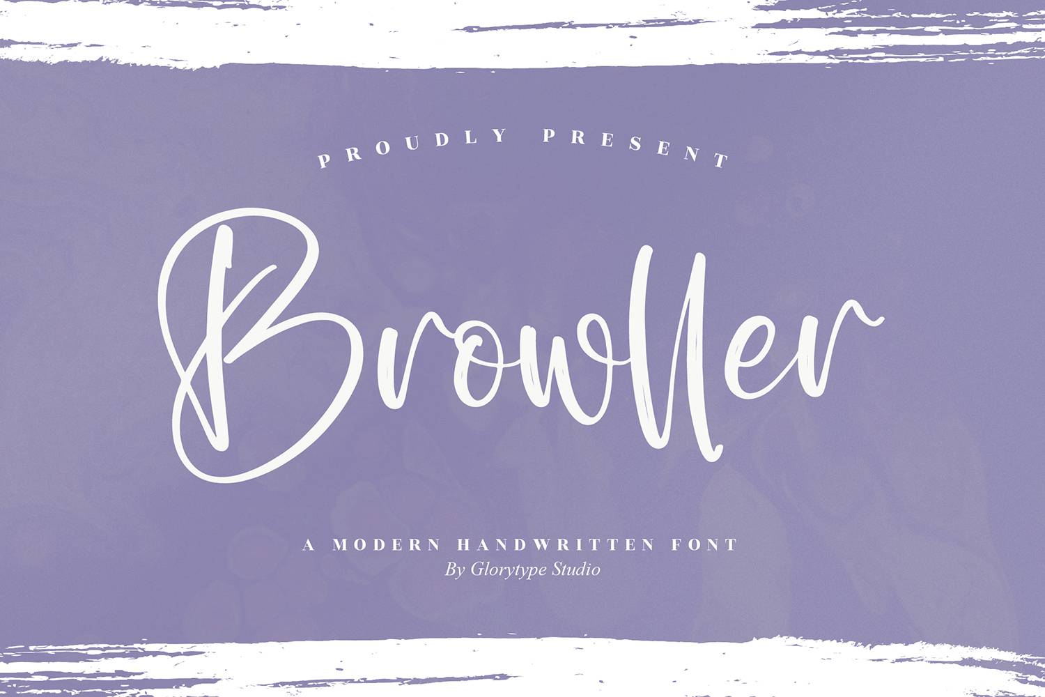 Browller Font sample
