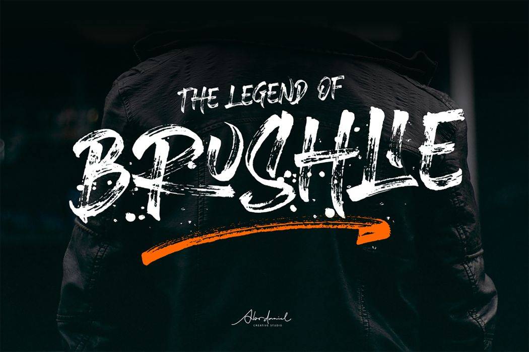 Brushlie Font sample