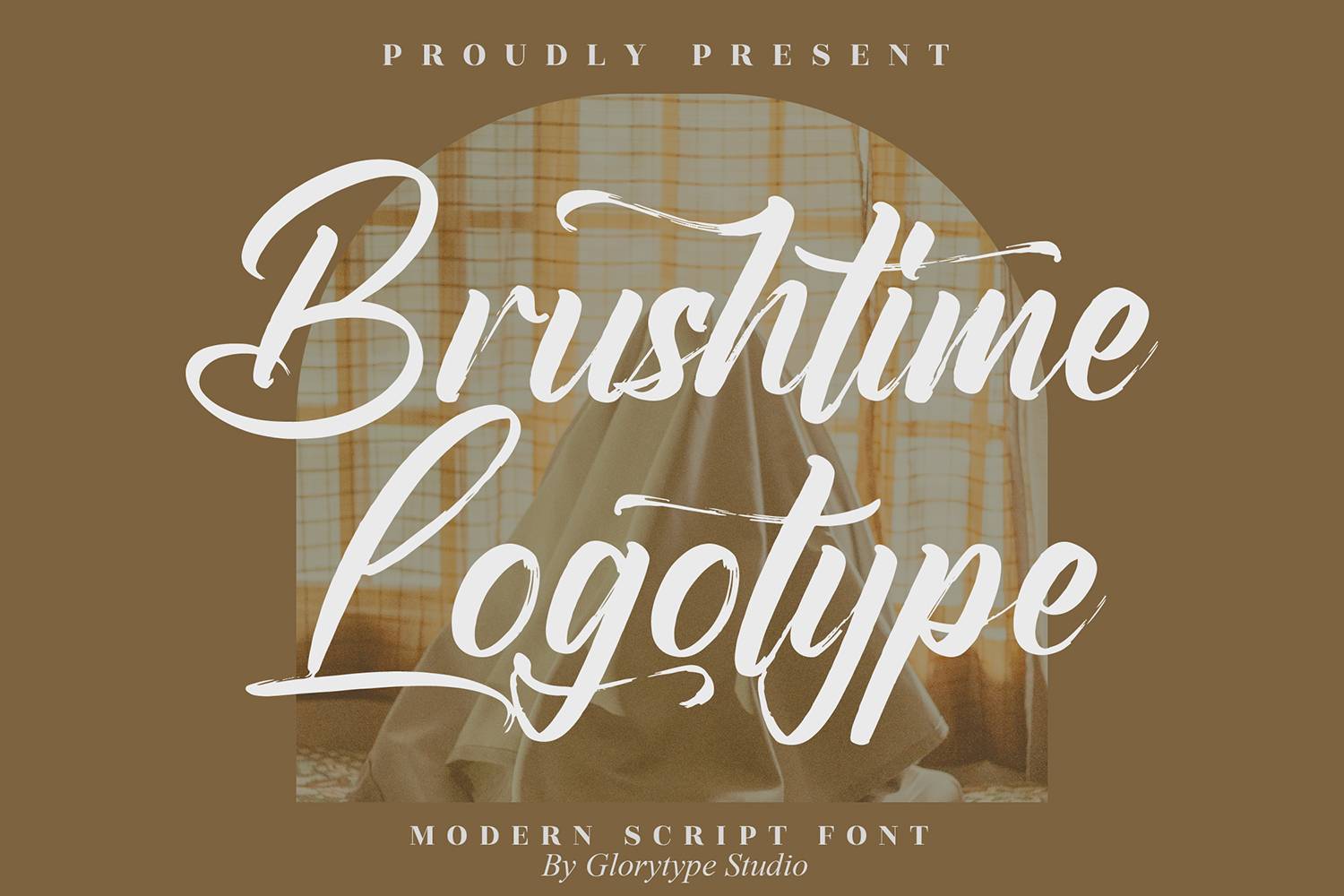Brushtime Logotype Font sample