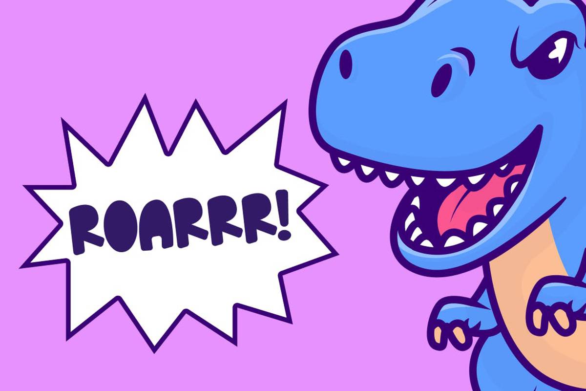 Bubasaur Font sample