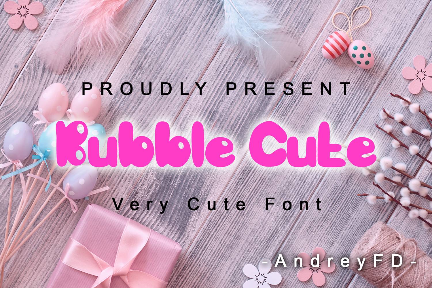 Bubble Cute Font sample