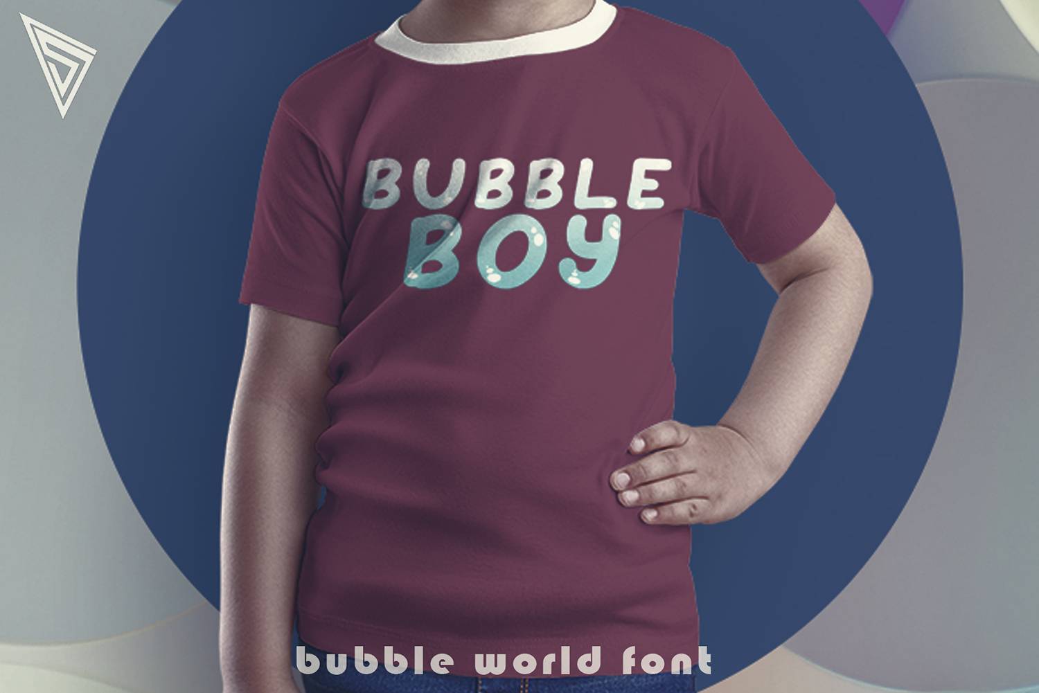 Bubble World Font sample