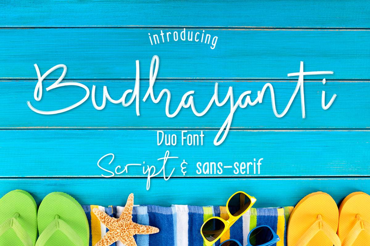 Budhayanti Font sample