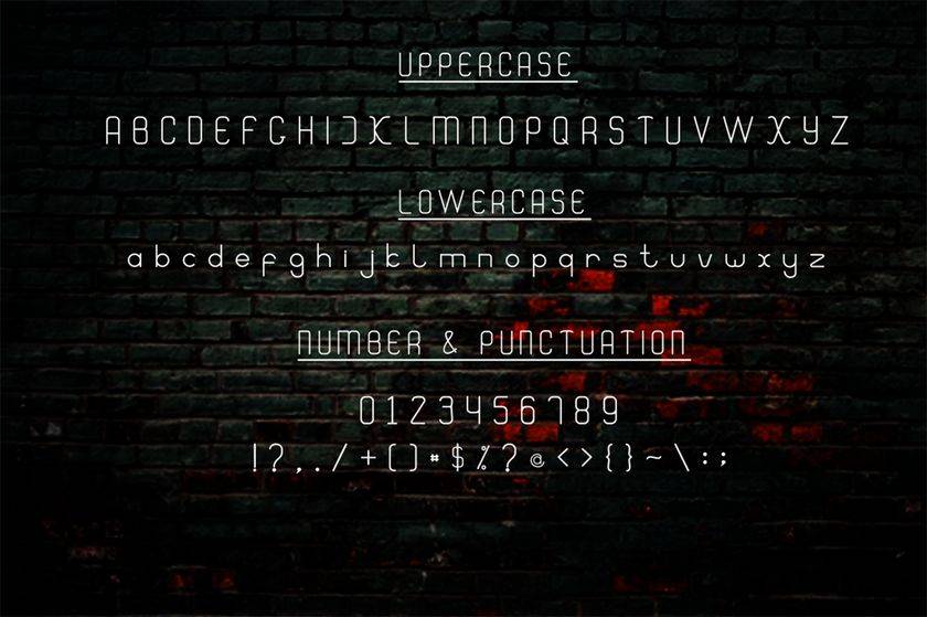 Buffalo’s Font sample