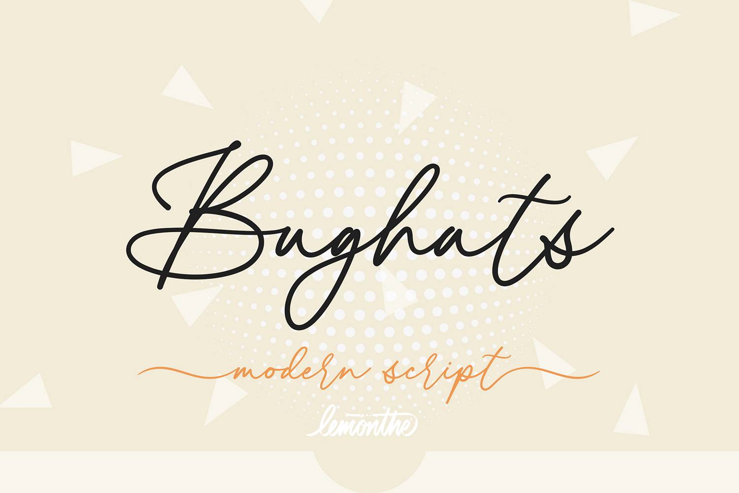 Bughats Font sample