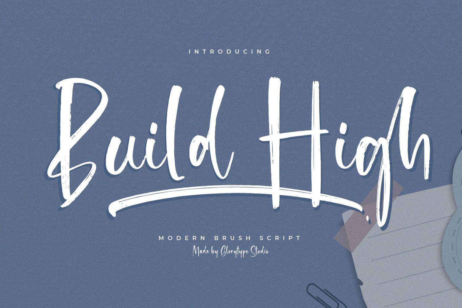 Build High Font sample