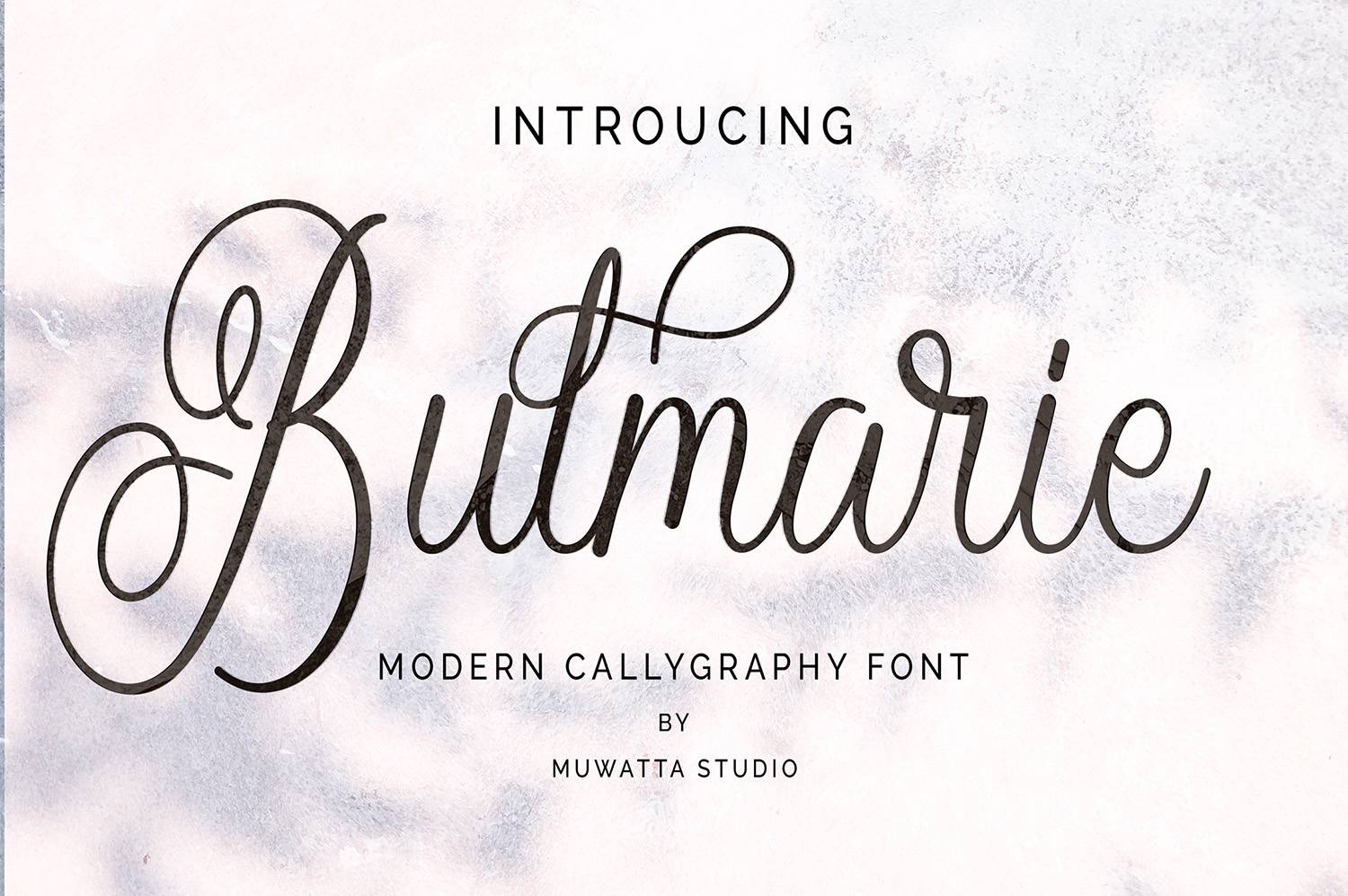Bulmarie Font sample