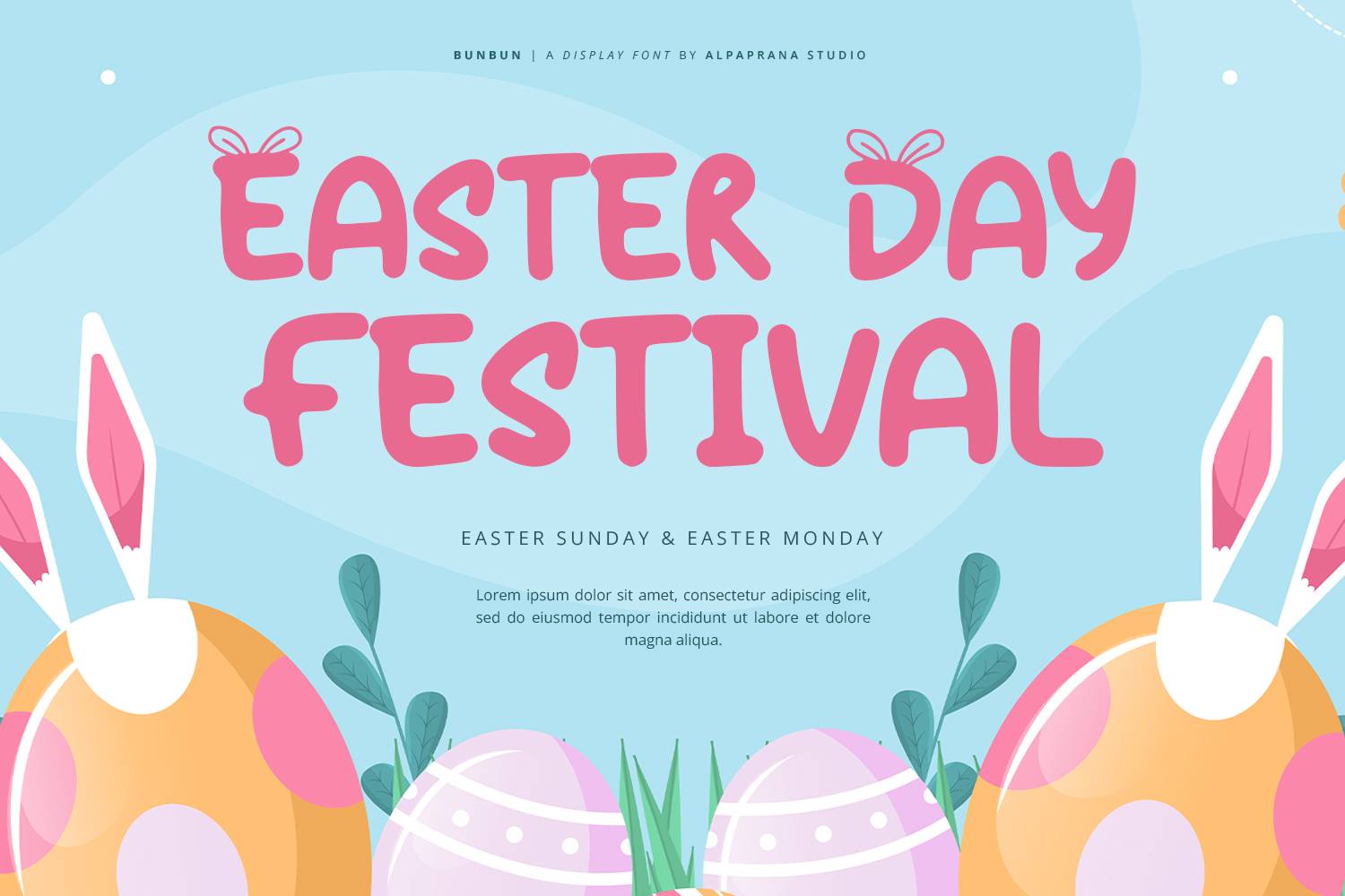 Bunbun Font sample
