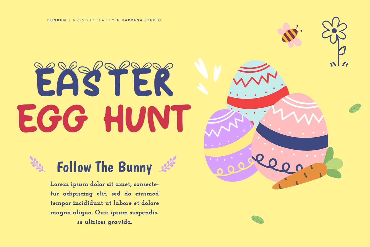 Bunbun Font sample
