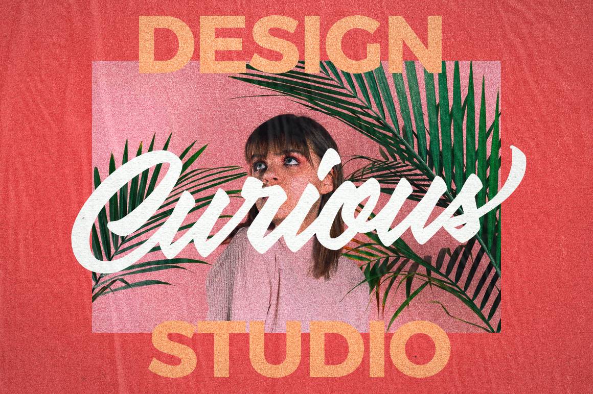 Buston Script Font sample