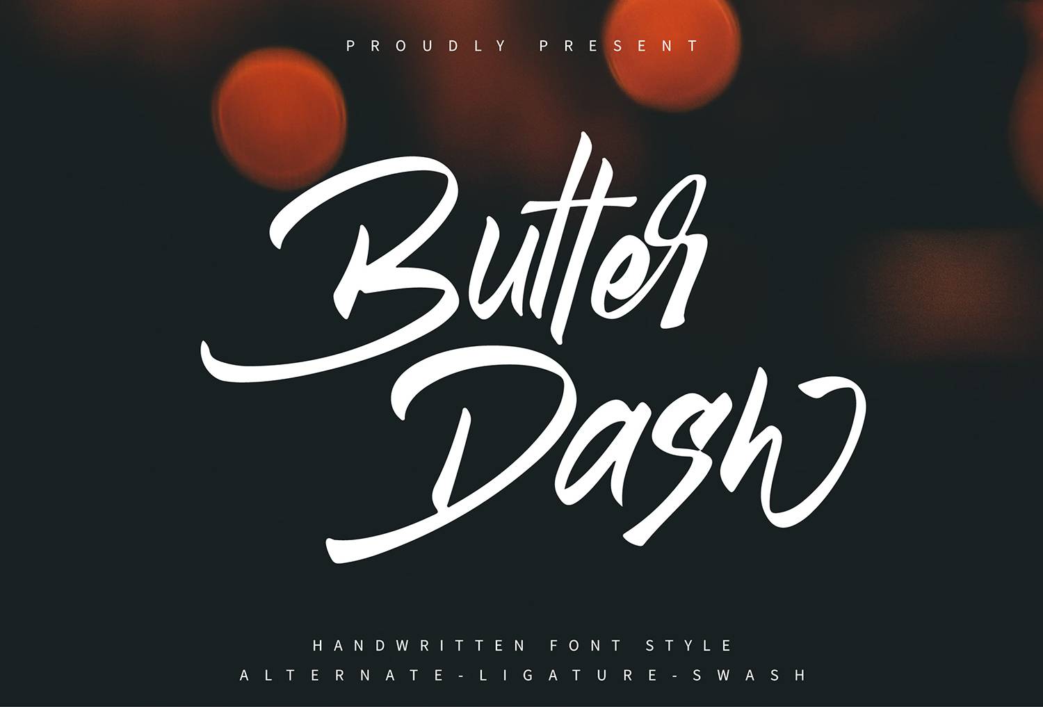 Butter Dash Font sample