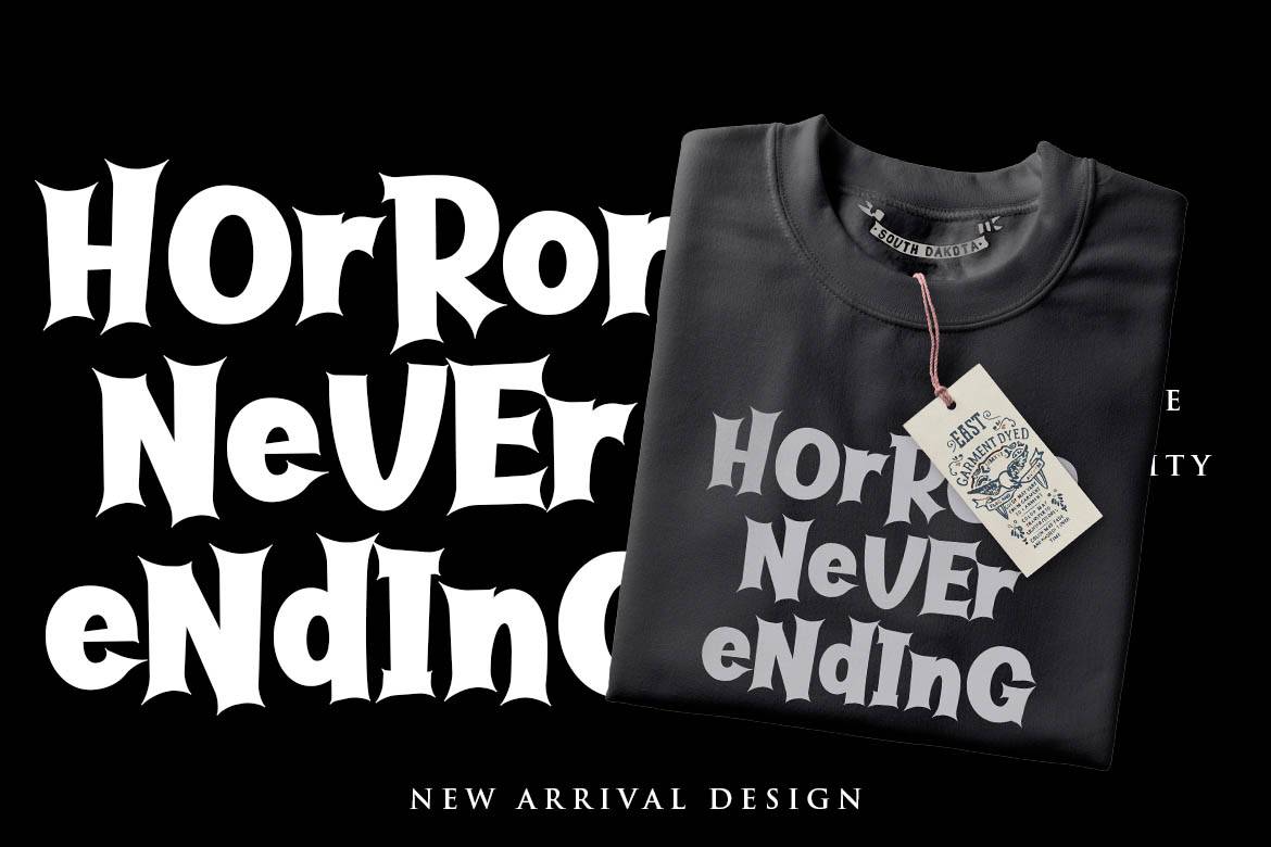 Butter Haunted Font sample