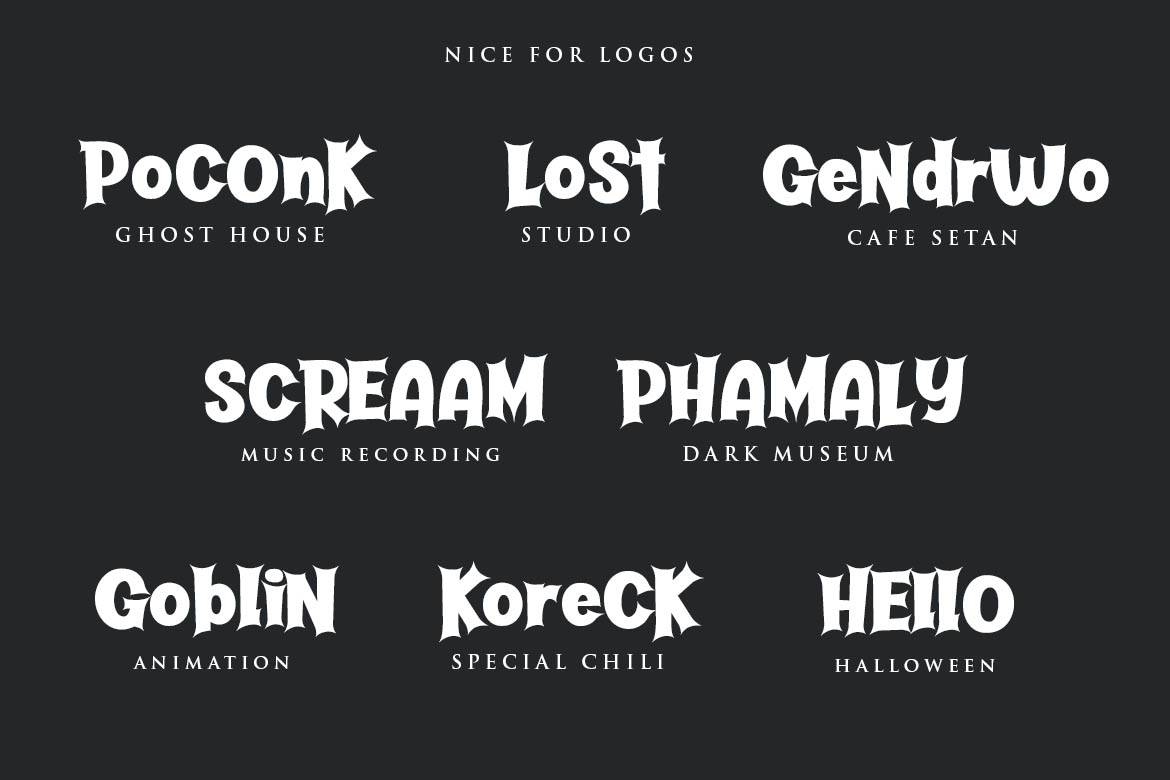 Butter Haunted Font sample