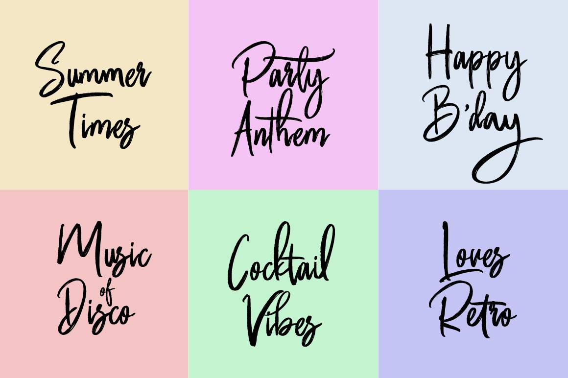 Butter Luchy Font sample