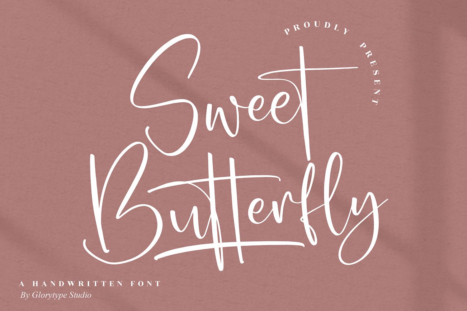 Sweet Butterfly Font sample