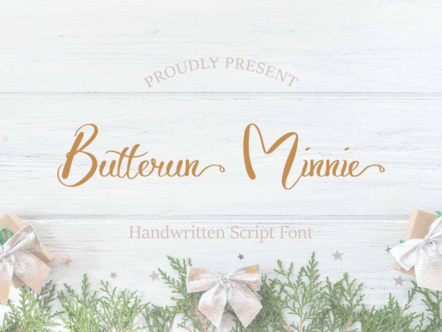 Butterun Minni Font sample