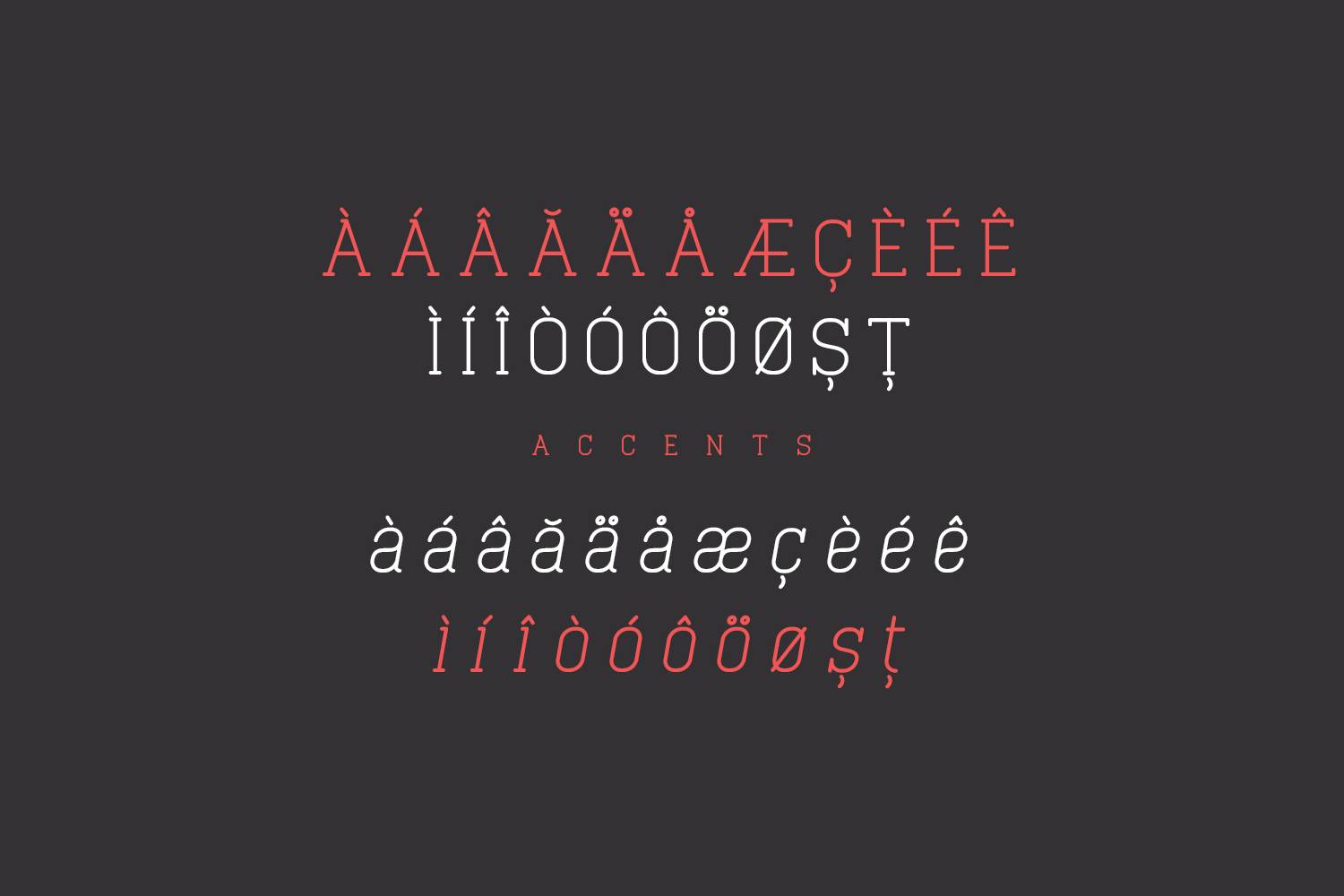Cabo Slab Font sample